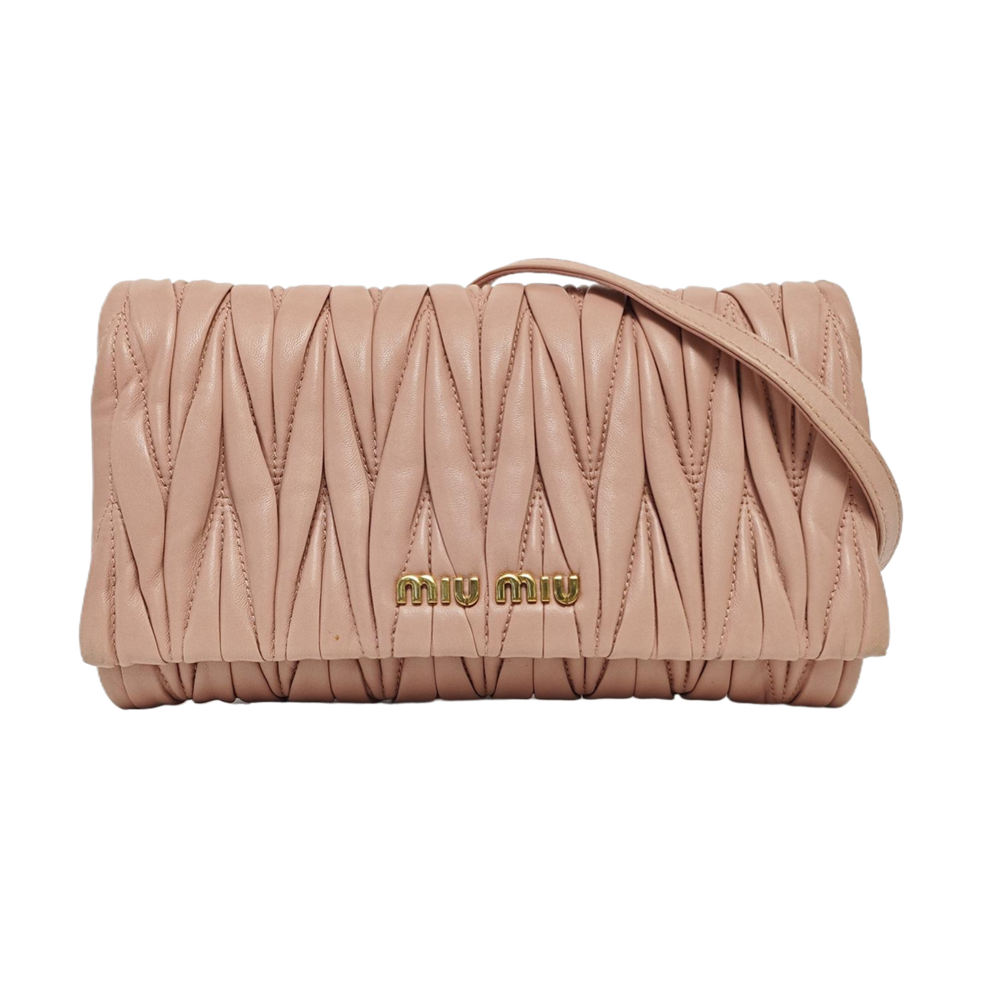 Quilted Lambskin Shoulder Bag Pink
