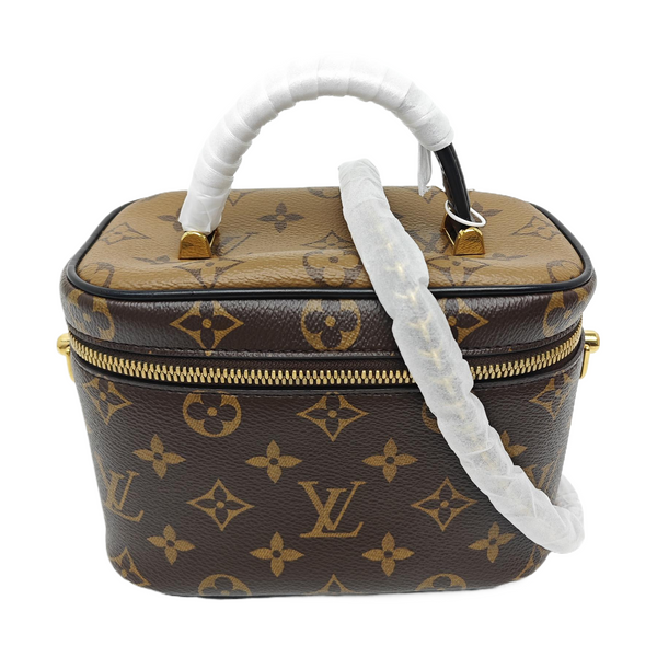 NICE Mini Monogram Coated Canvas Brown