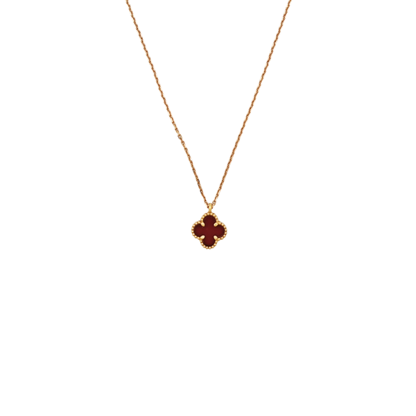 Sweet Alhambra 18k Rose Gold Necklace