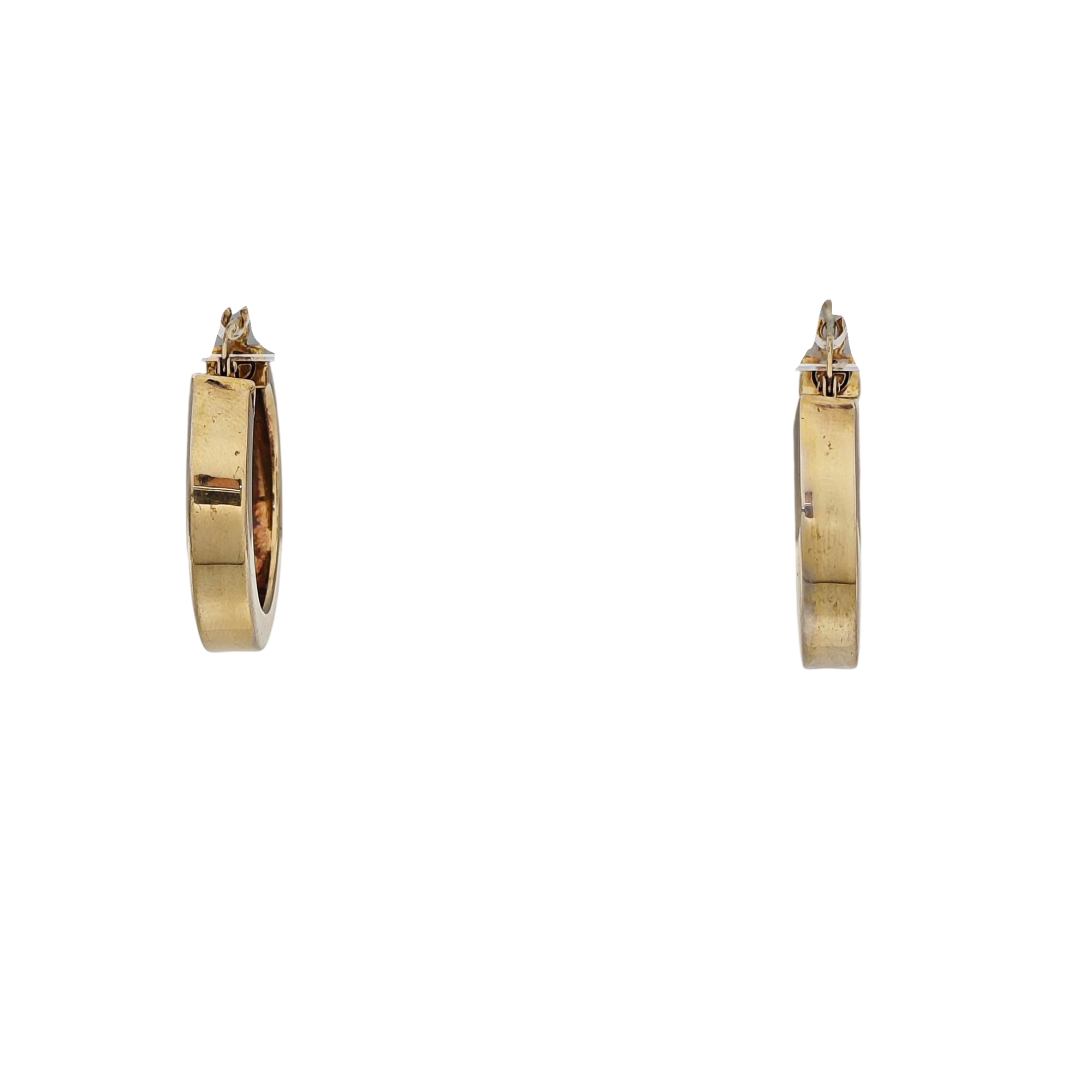 925 Sterling Silver Gold Stud Earrings