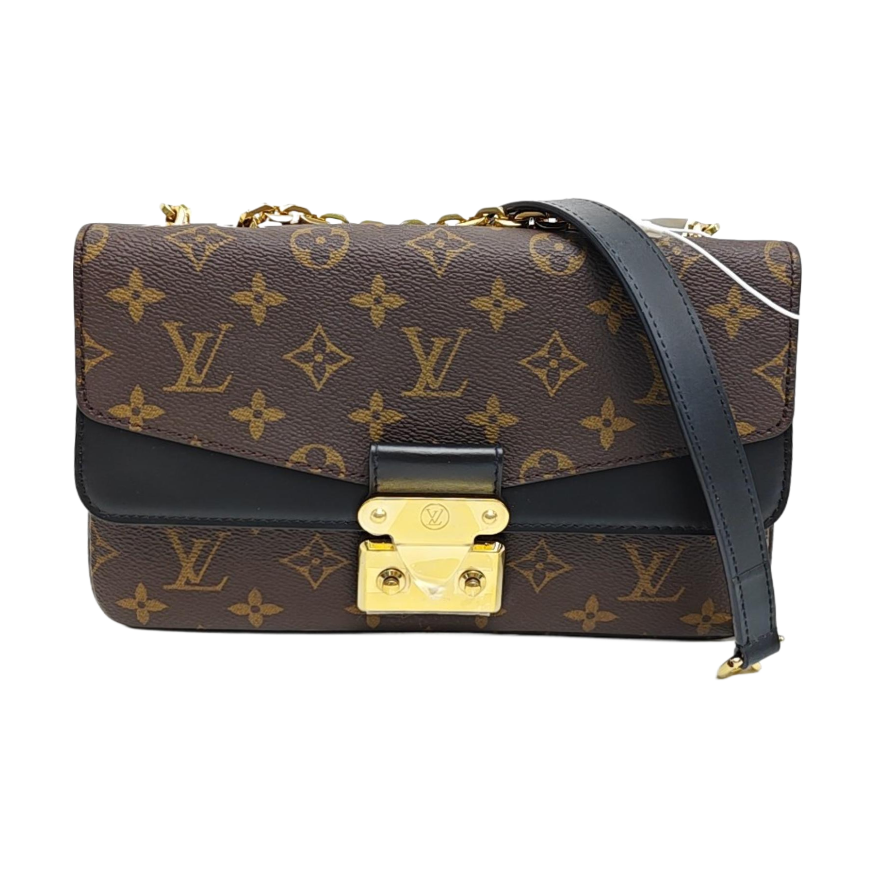 MARCEAU Monogram Coated Canvas Brown