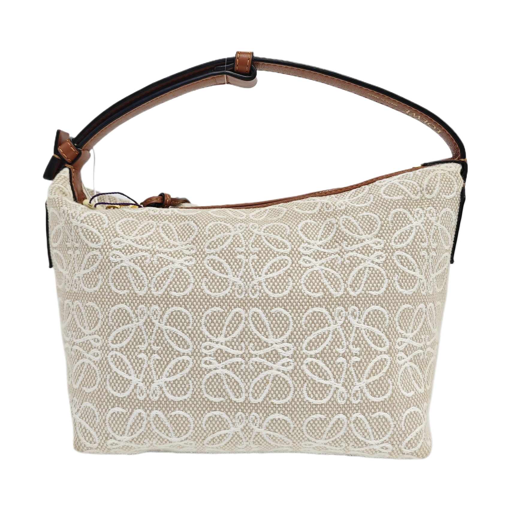 Anagram Small Monogram Canvas Beige