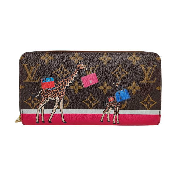 ZIPPY Monogram Coated Canvas Brown Wallet