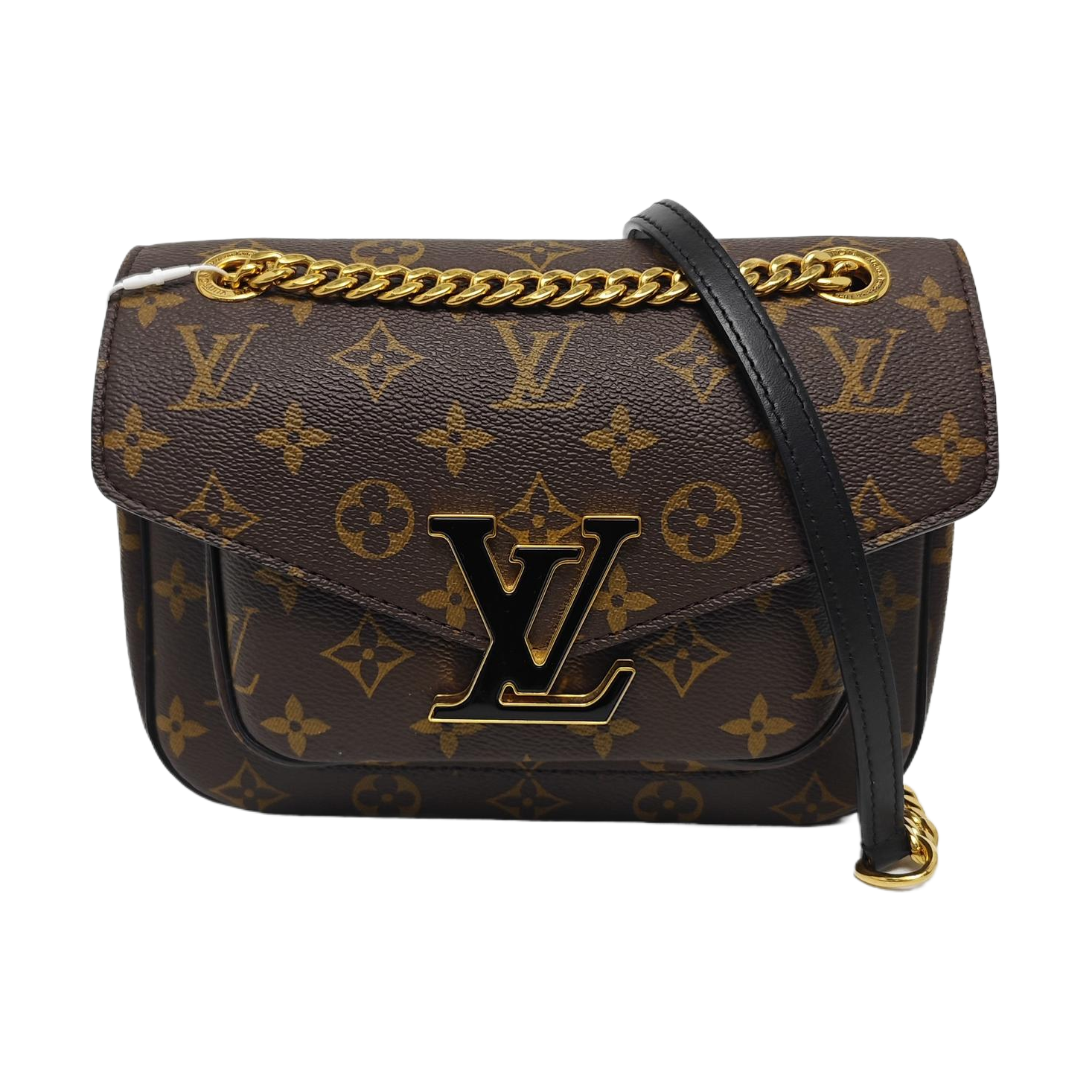 PASSY Monogram Coated Canvas Brown