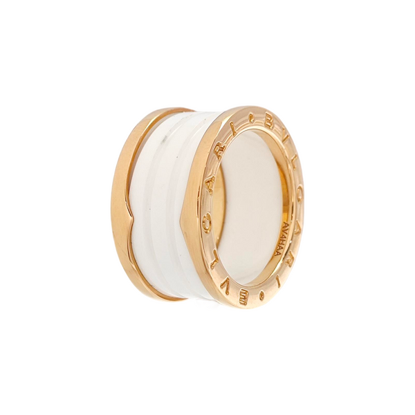 B.ZERO1 18k Rose Gold Ring EU 55
