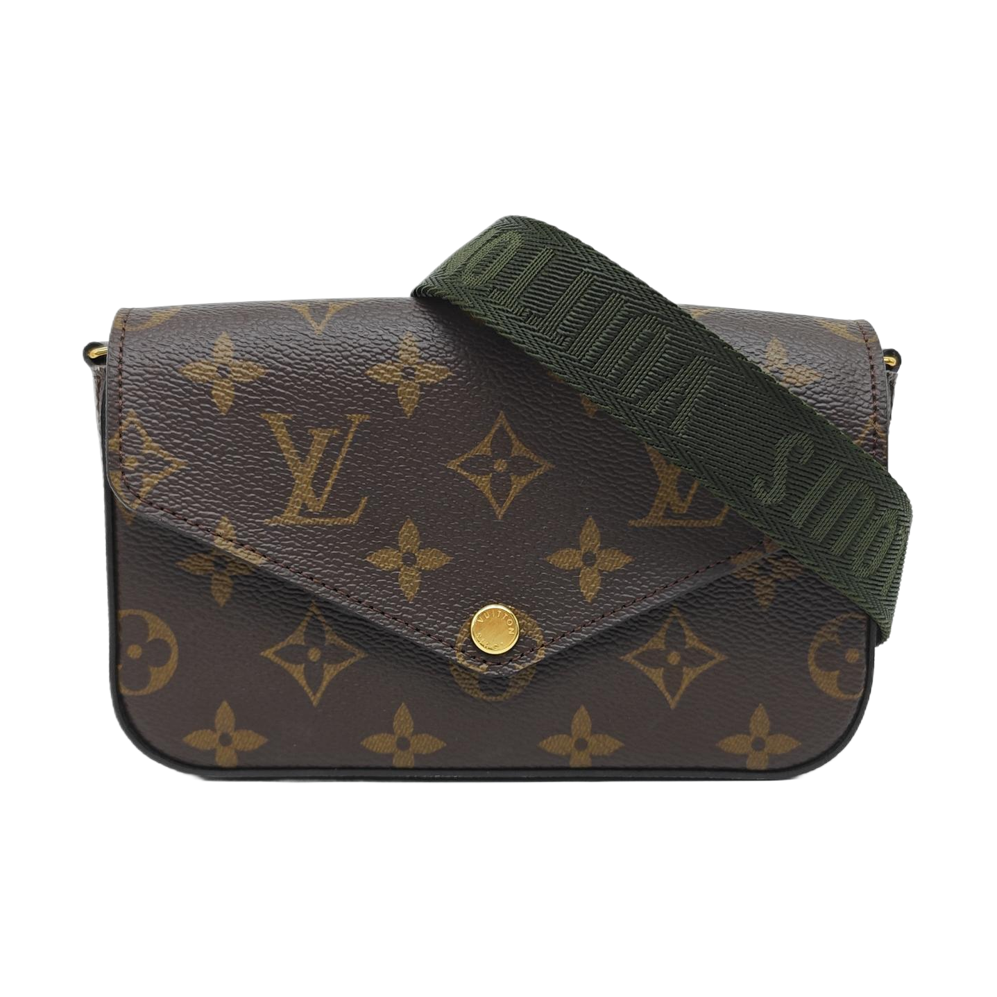 FÉLICIE Monogram Coated Canvas Brown