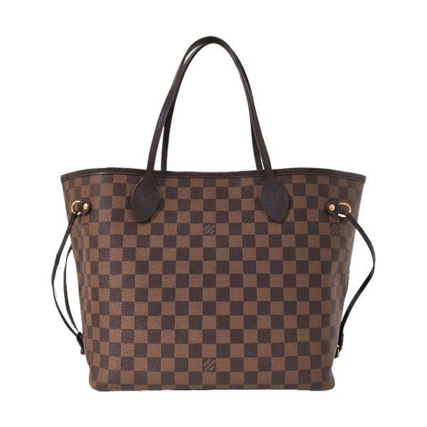 NEVERFULL MM Damier Ebene Coated Canvas Brown