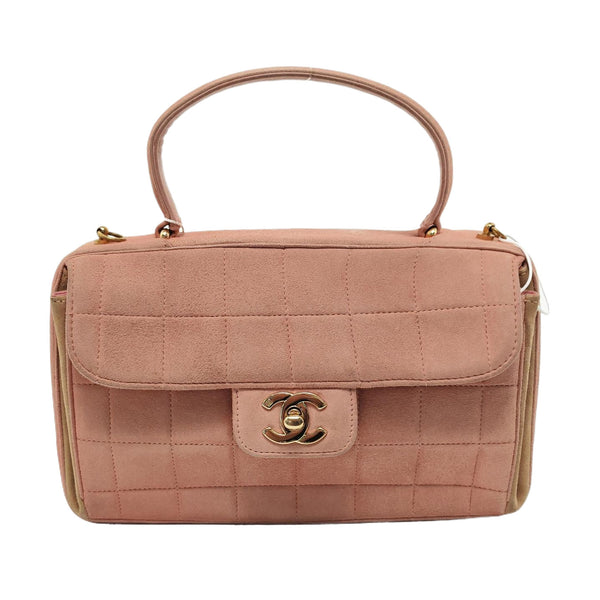 Quilted Suede Pink