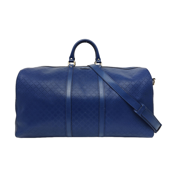Leather Shoulder Bag Blue