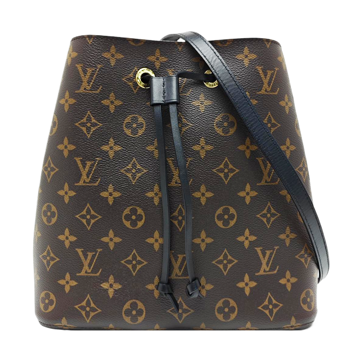 NÉONOÉ MM Monogram Coated Canvas Brown