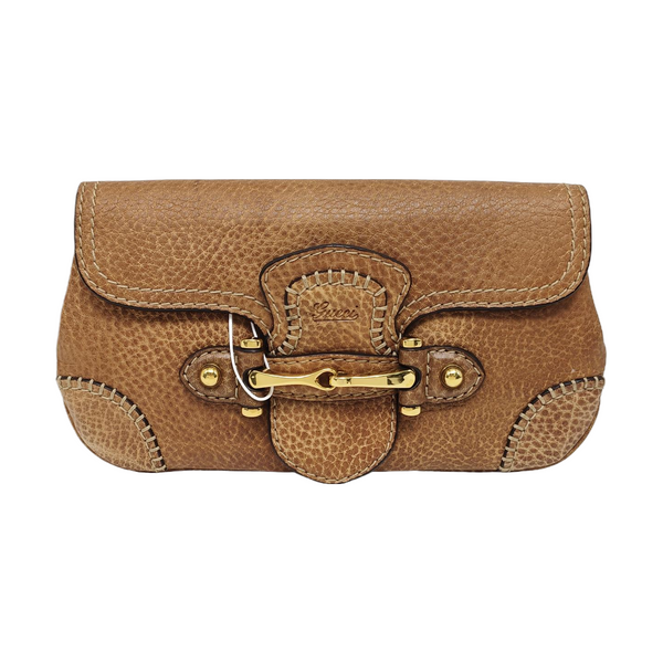 Calfskin Clutch Brown