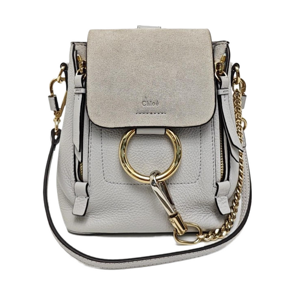 Faye Mini Quilted Calfskin Blue