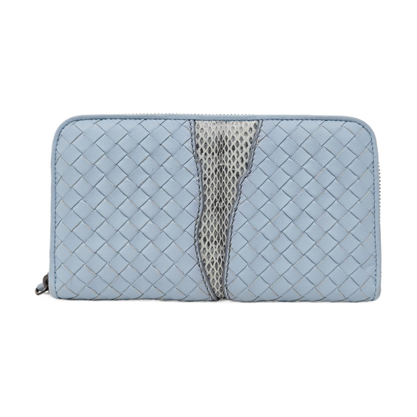 Lambskin Wallet Blue