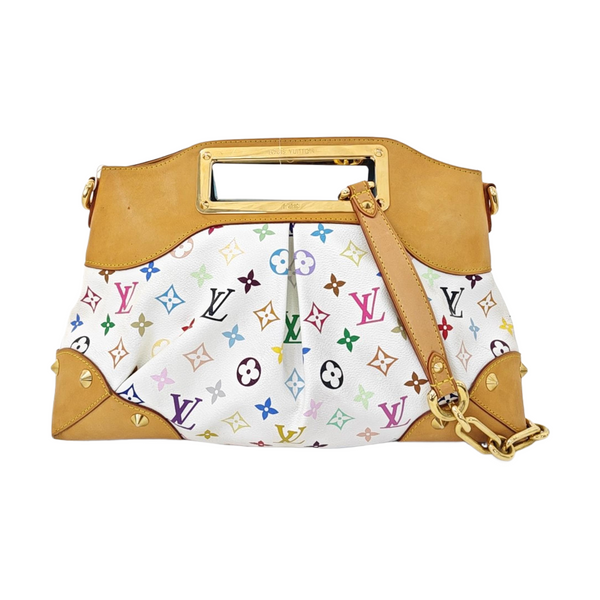 LV × TM JUDY MM Monogram Coated Canvas White