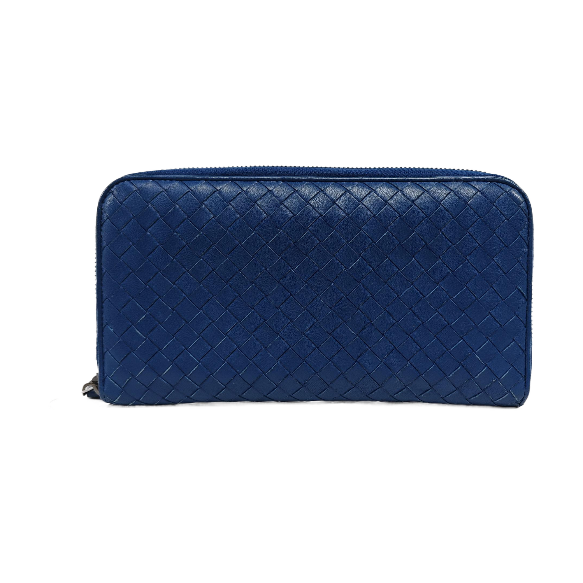 Calfskin Wallet Blue