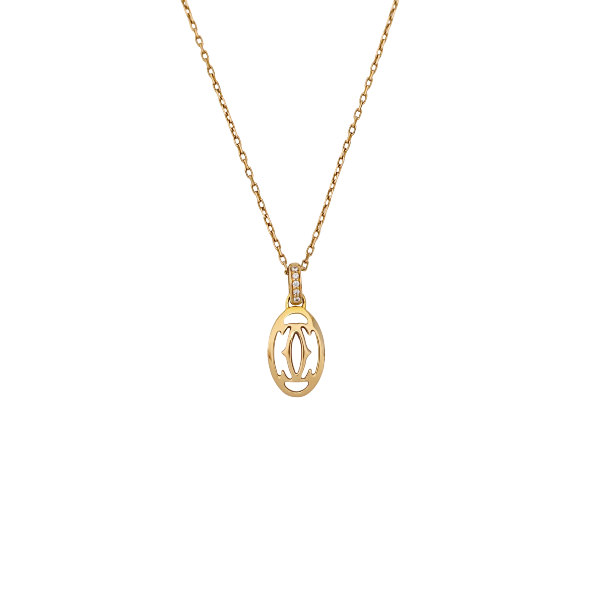 LOGO DE CARTIER 18k Rose Gold Necklace