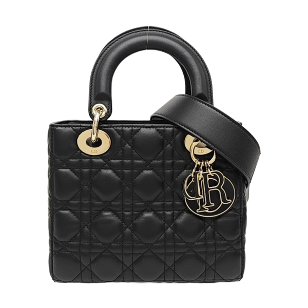 Lady Dior Small Cannage Lambskin Black