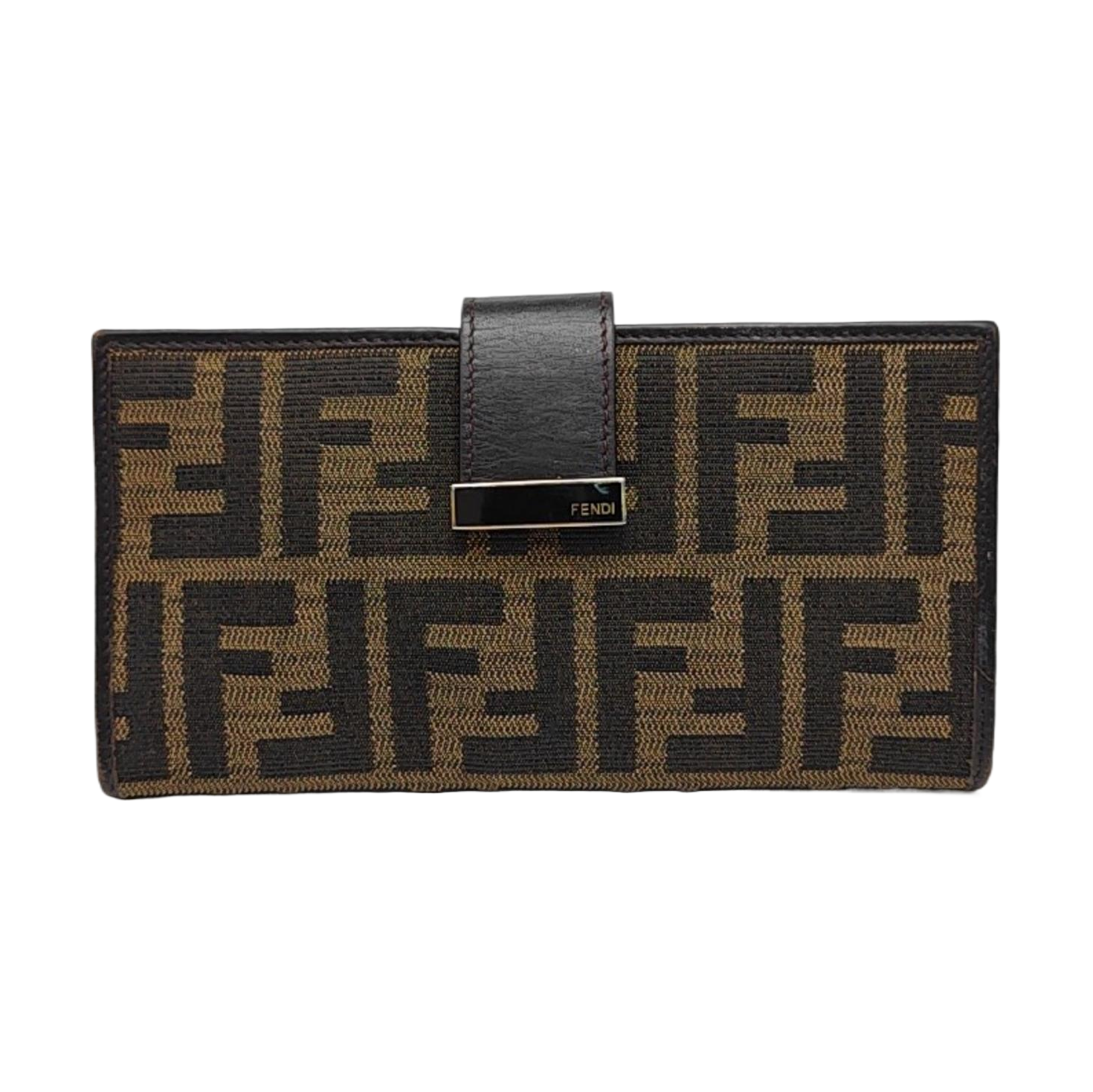Monogram Canvas Wallet Brown