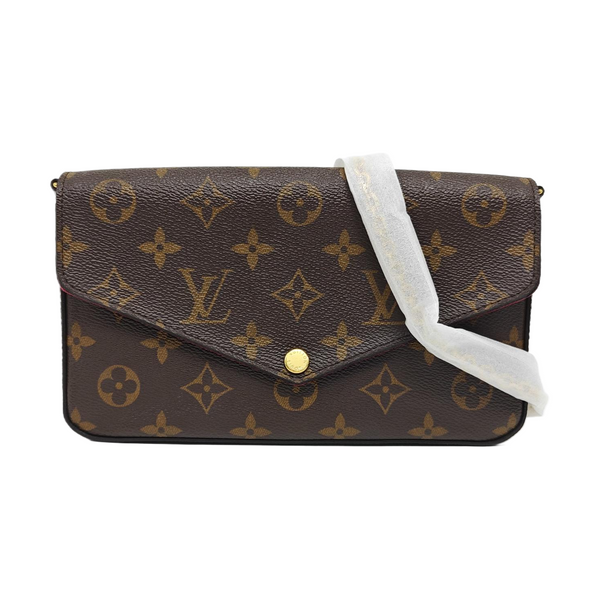 FÉLICIE Monogram Coated Canvas Brown