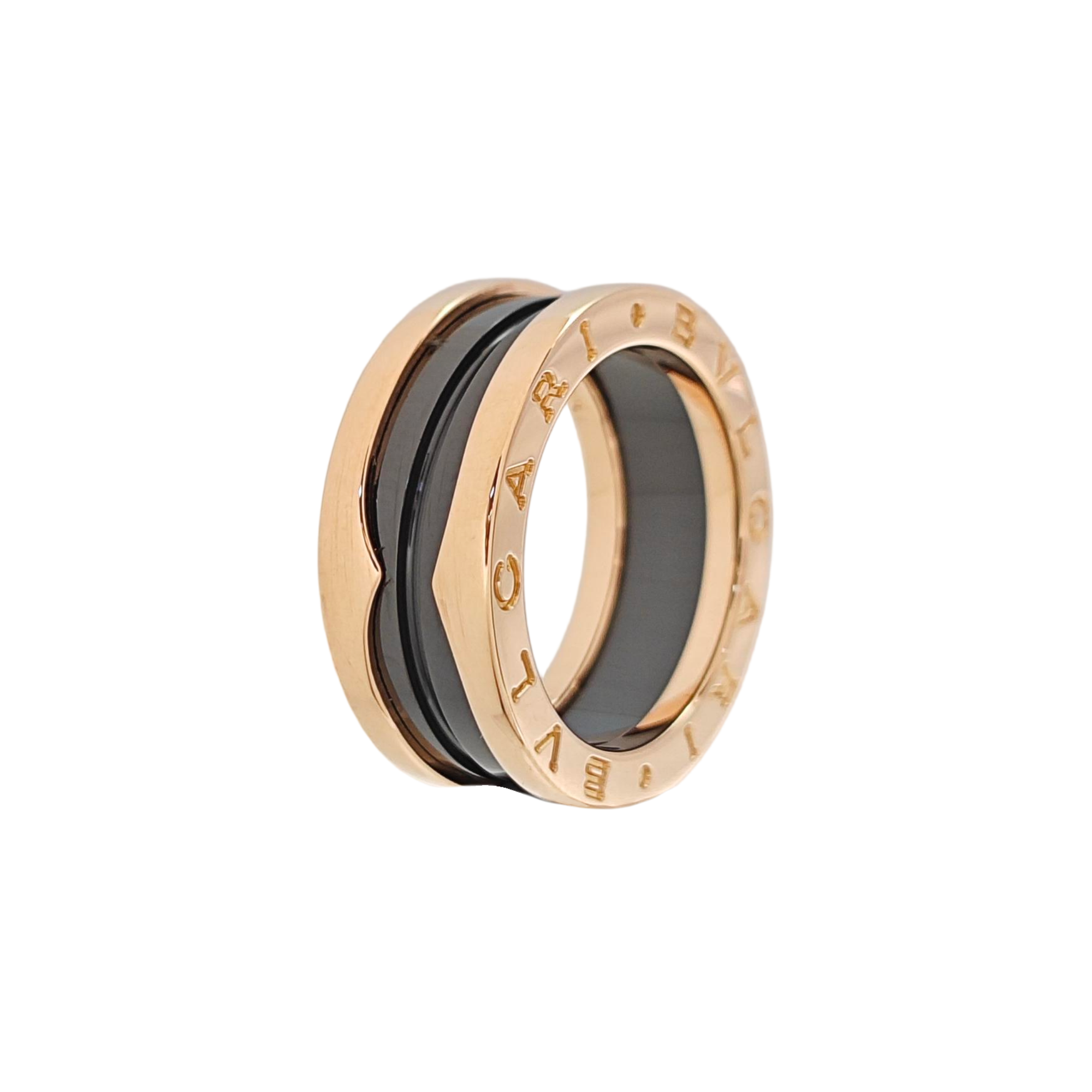 B.ZERO1 18k Rose Gold Ring EU 50