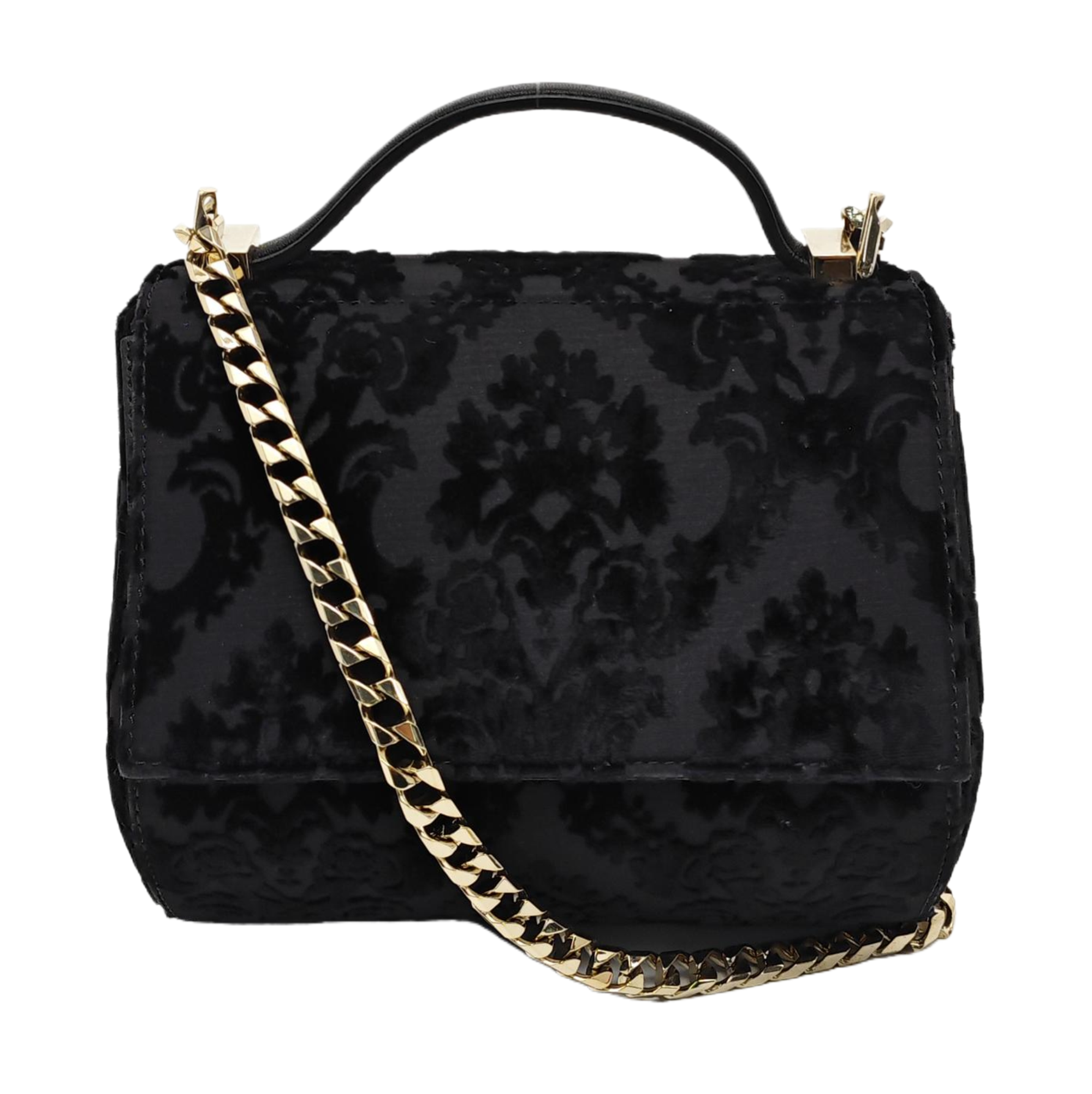 Fabric Shoulder Bag Black