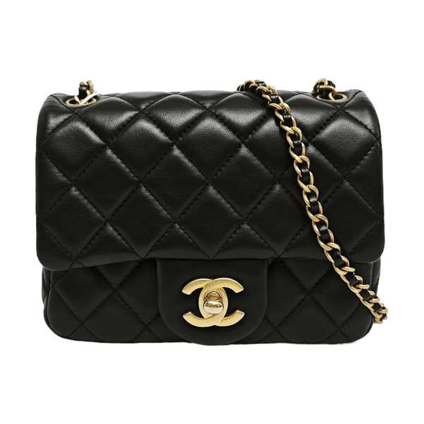 CLASSIC FLAP Mini Quilted Lambskin Black