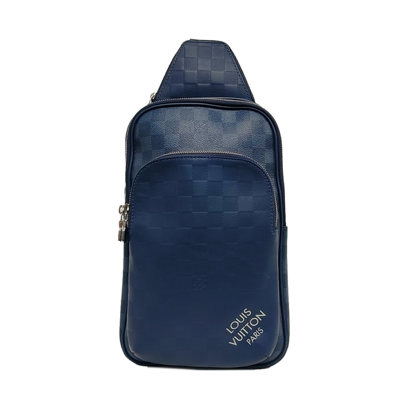 OUTDOOR Damier Coated Canvas Blue