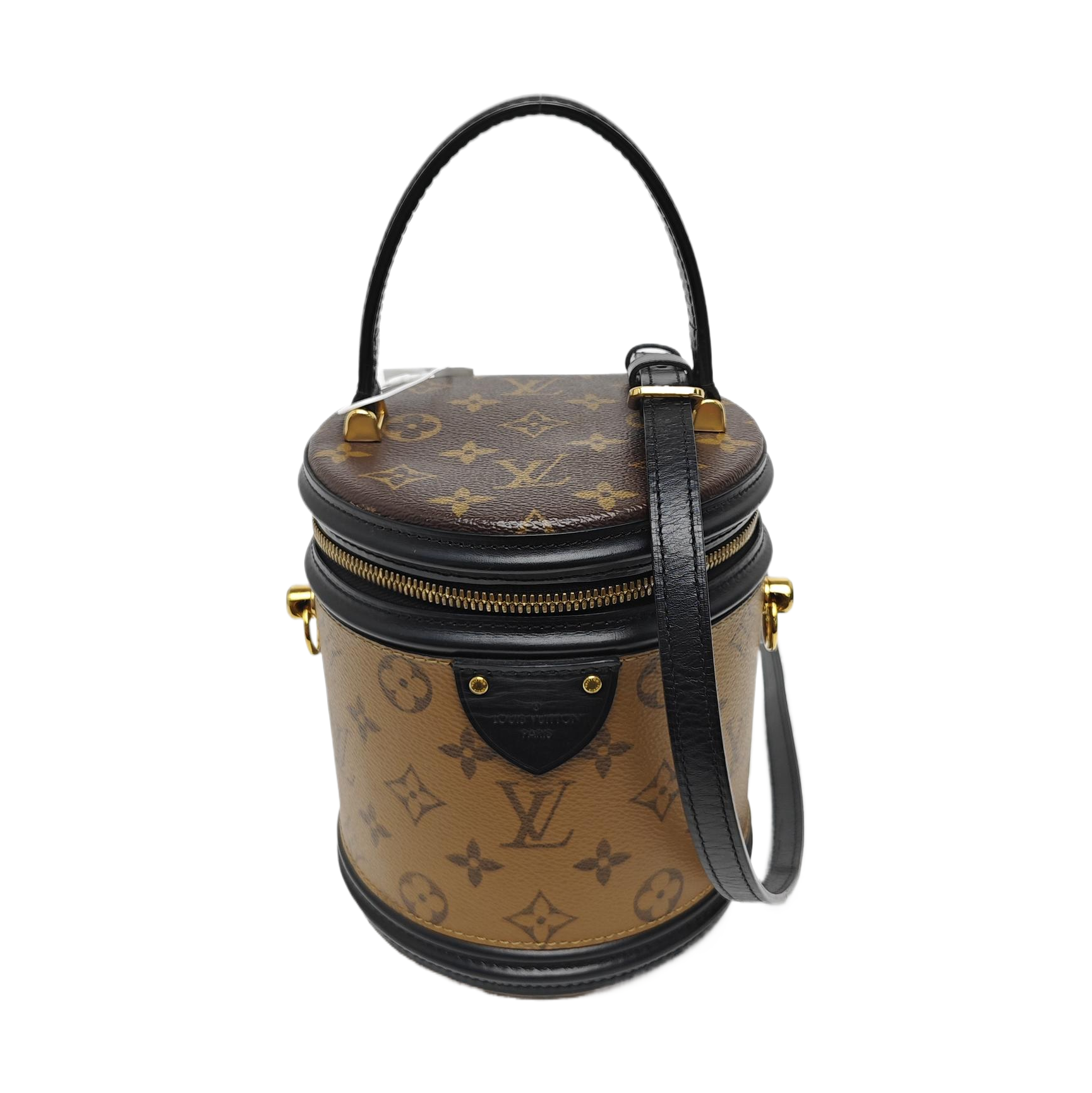 CANNES PM Monogram Coated Canvas Brown