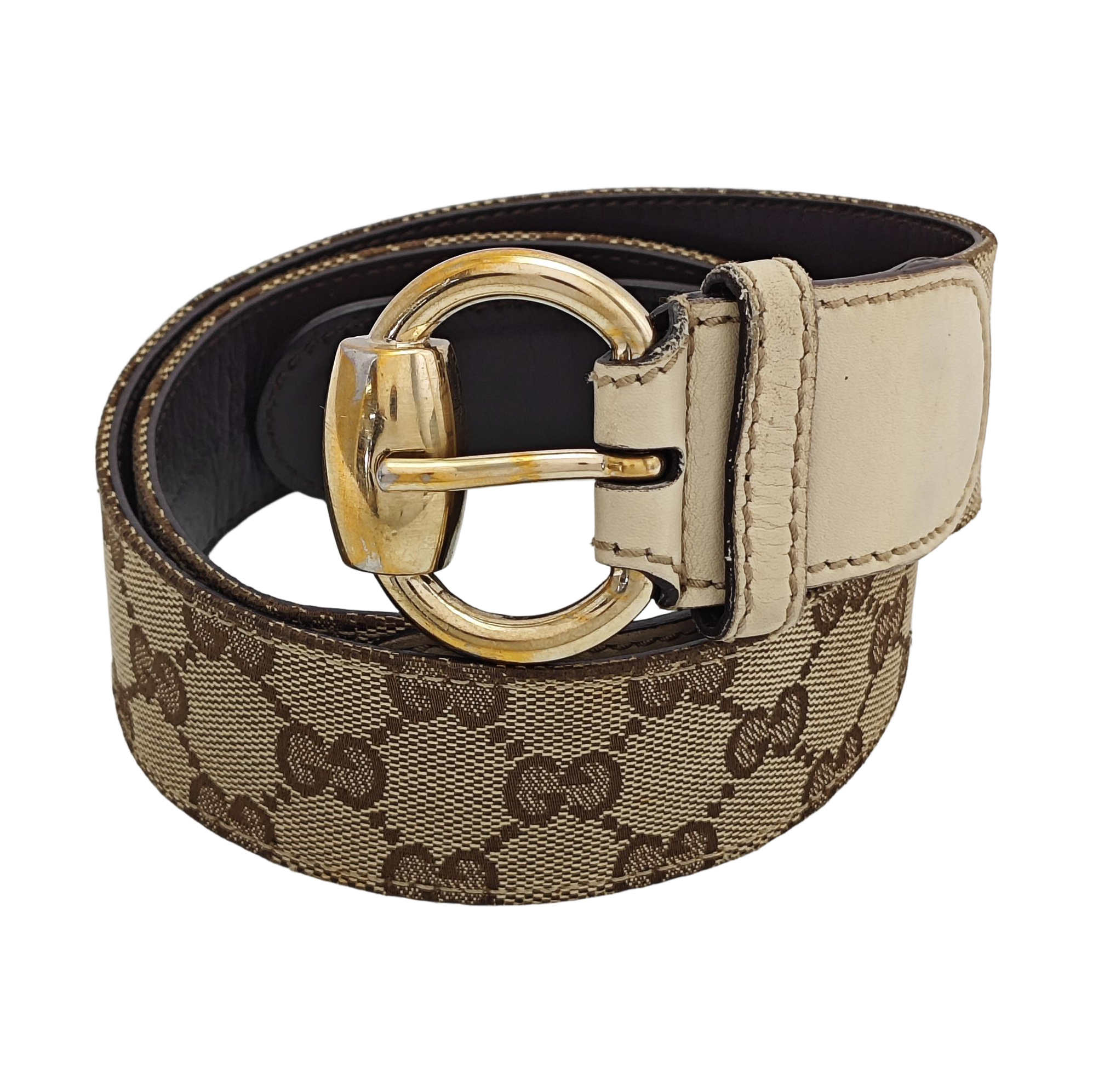 Fabric Belt Beige