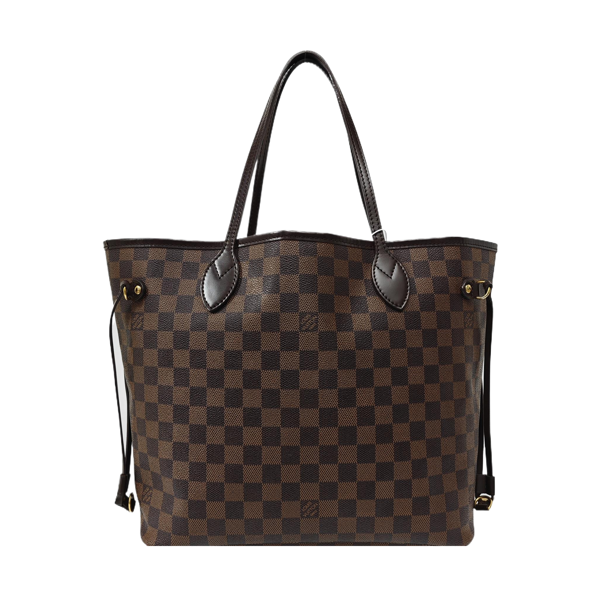 NEVERFULL MM Damier Ebene Coated Canvas Brown