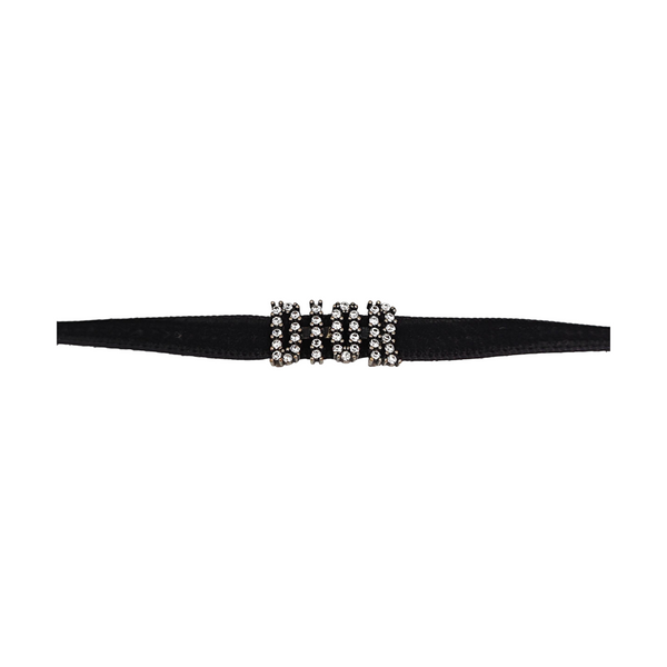 Dio(r)evolution Fabric Black Necklace