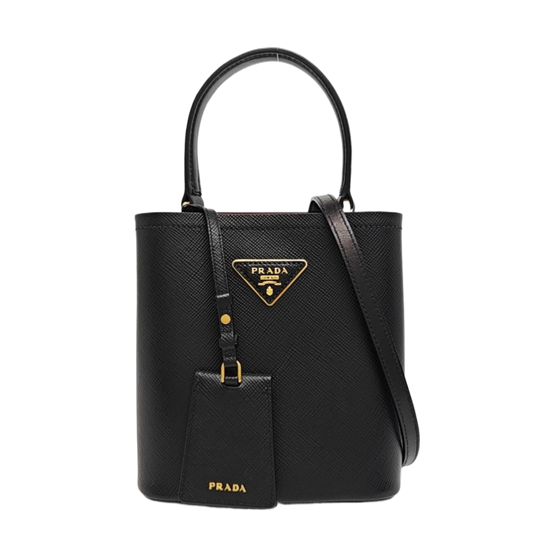 Panier Small Saffiano Calfskin Black