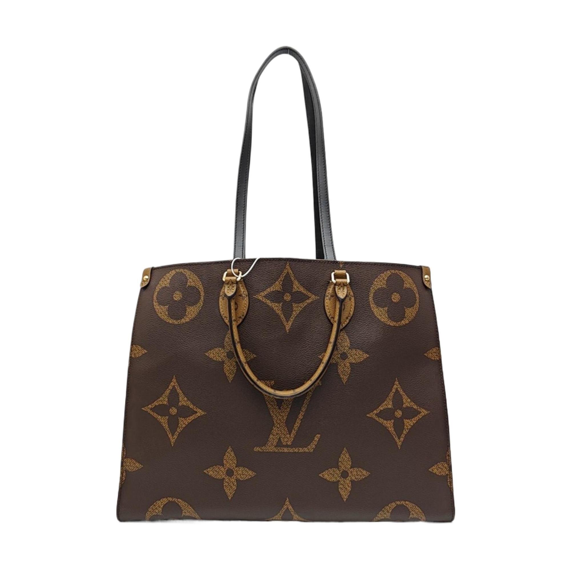 ONTHEGO GM Monogram Coated Canvas Brown
