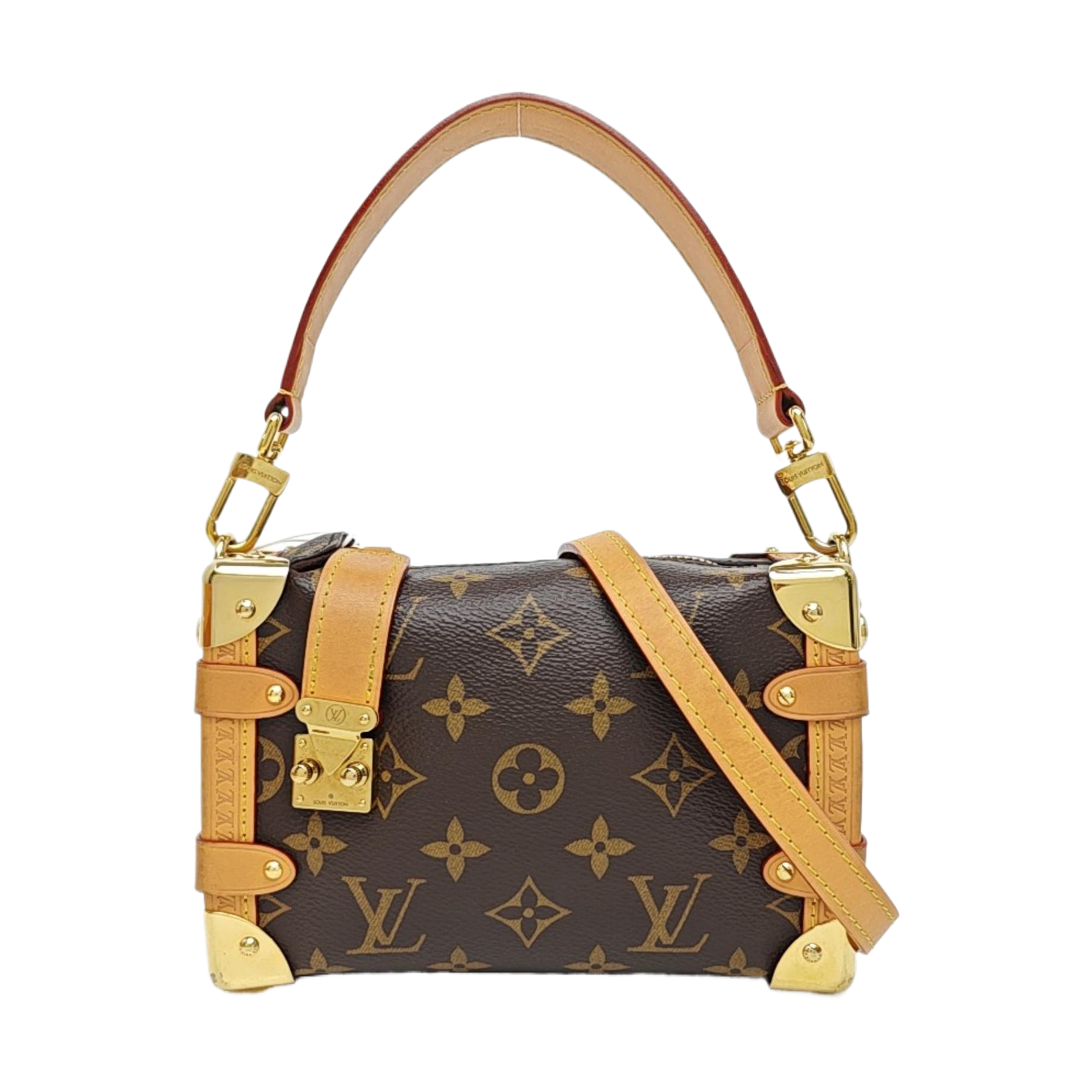 SIDE TRUNK PM Monogram Coated Canvas Brown