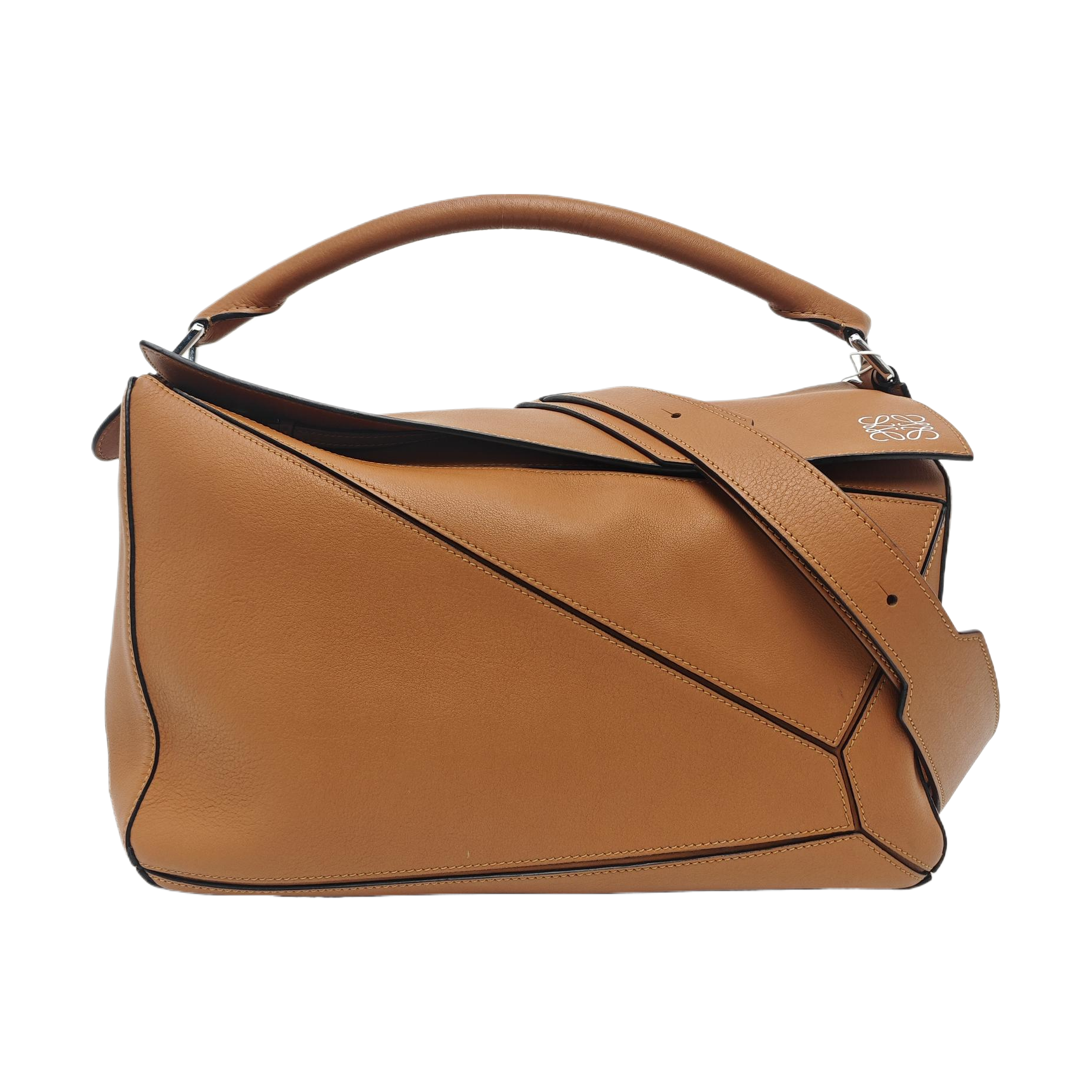 Puzzle Large Calfskin Brown
