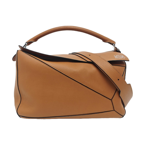 Puzzle Large Calfskin Brown