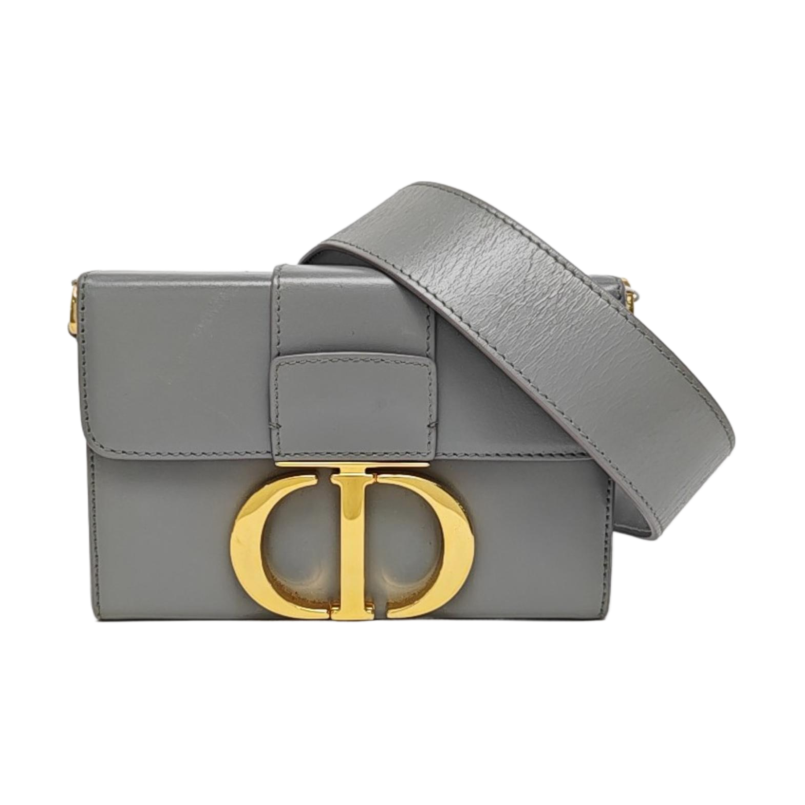 30 Montaigne Mini Calfskin Gray