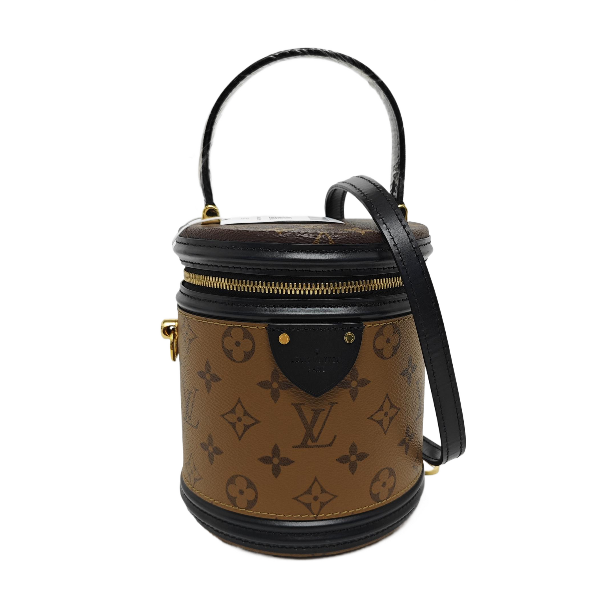CANNES PM Monogram Coated Canvas Brown