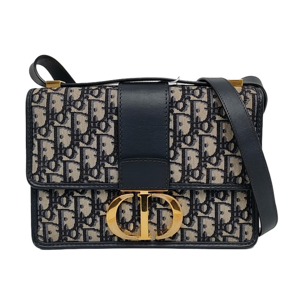 30 Montaigne Oblique Canvas Blue