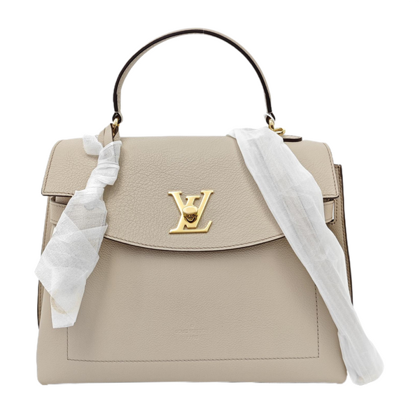 Calfskin Shoulder Bag Beige