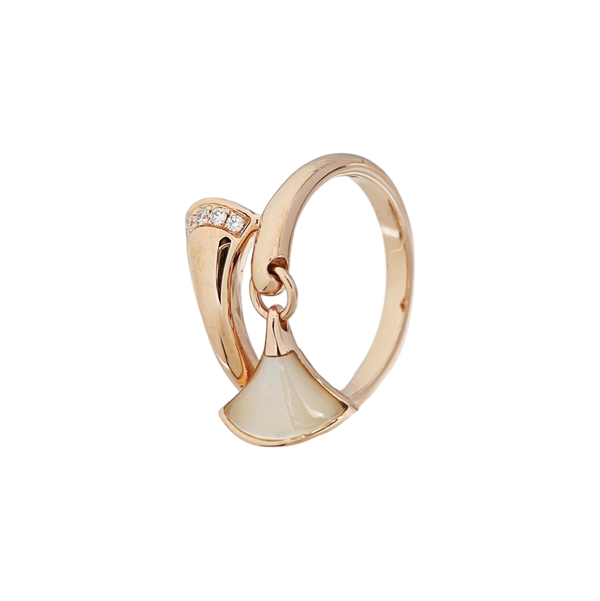 DIVAS' DREAM 18k Rose Gold Ring EU 50