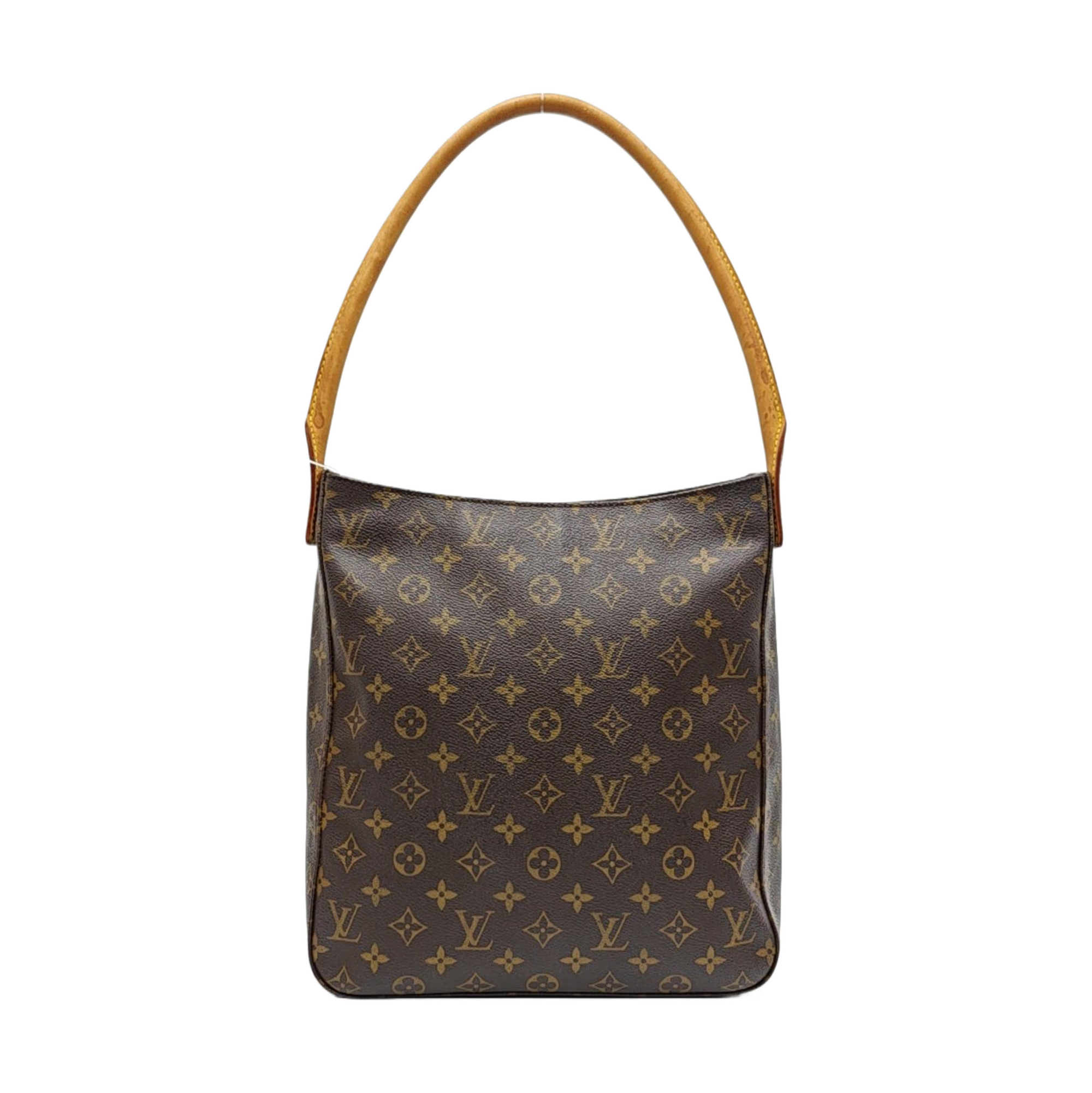 LOOPING GM Monogram Coated Canvas Brown