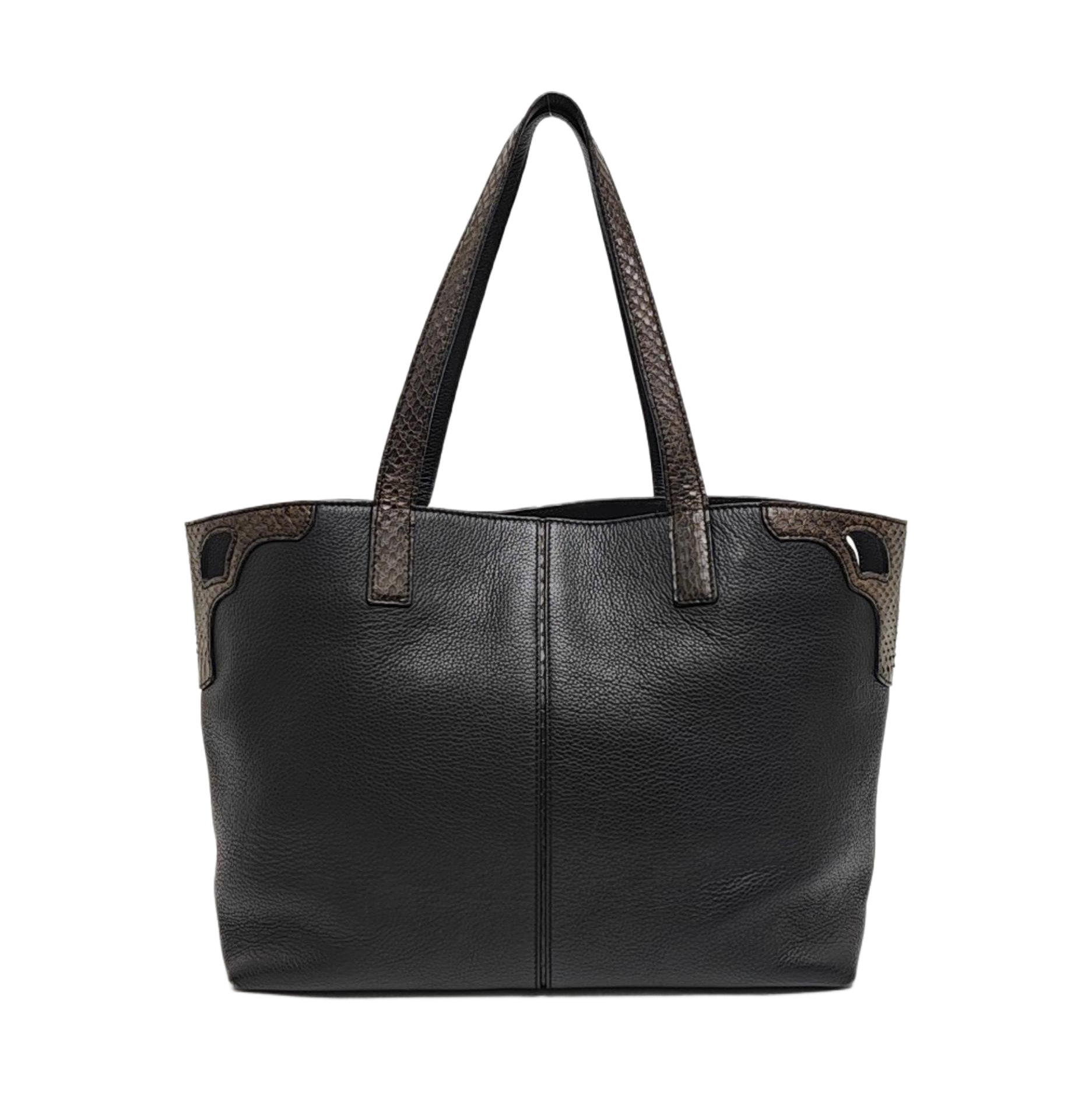 Calfskin Tote Bag Black