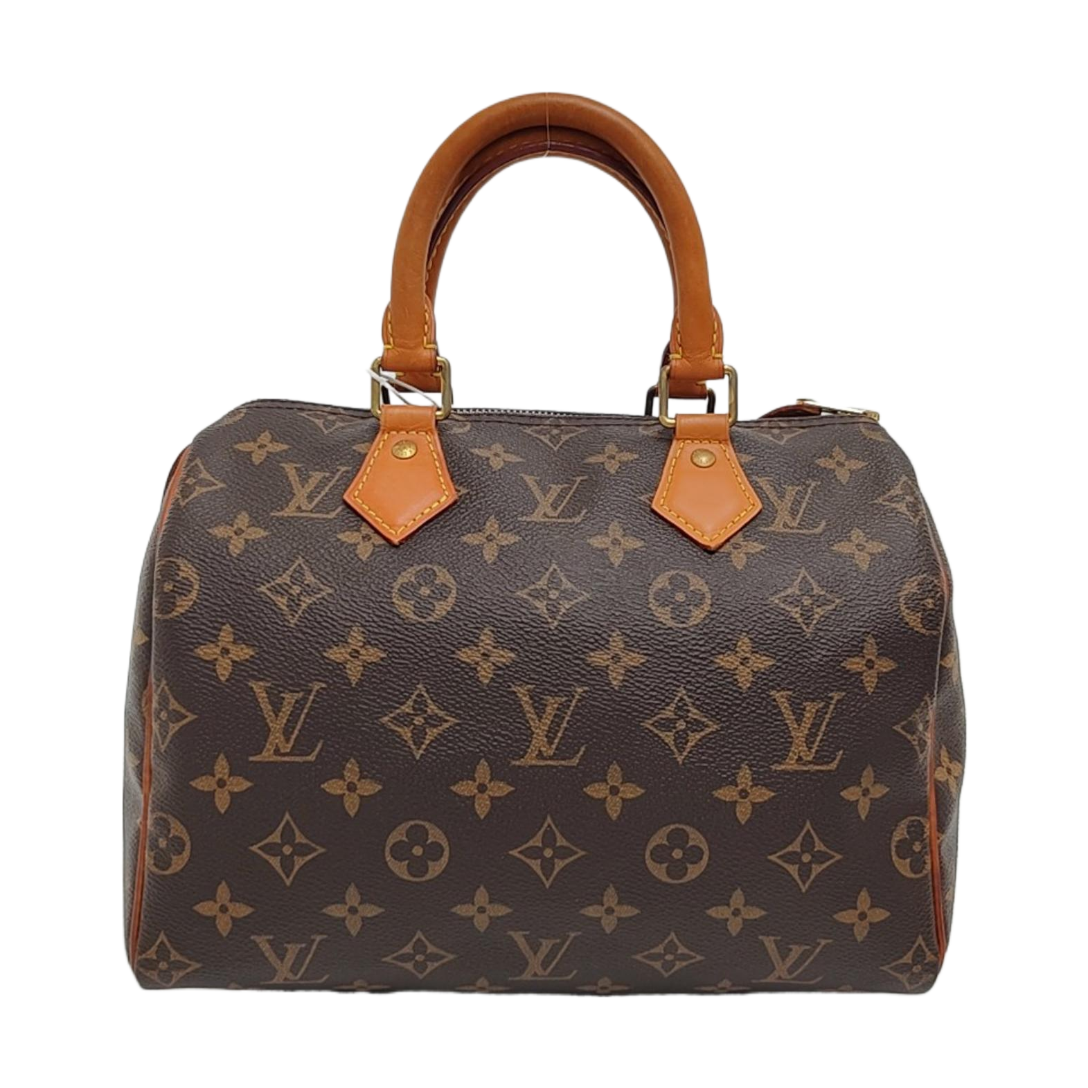 SPEEDY 25 Monogram Coated Canvas Brown