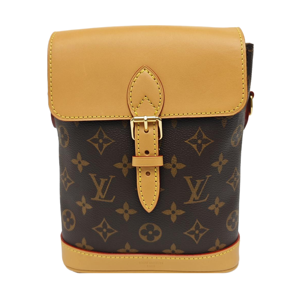 SOHO Mini Monogram Coated Canvas Brown