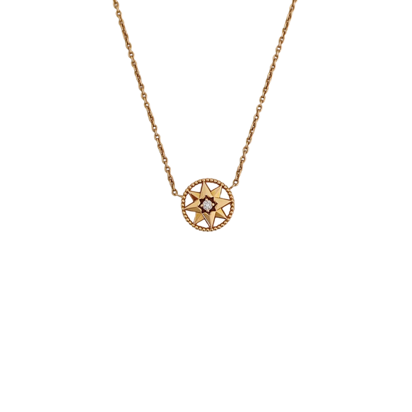 Rose Des Vents 18k Rose Gold Necklace