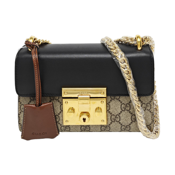 Authenticated pre-owned  Padlock Small Monogram Coated Canvas Multicolor - Shoulder Bag at Looply