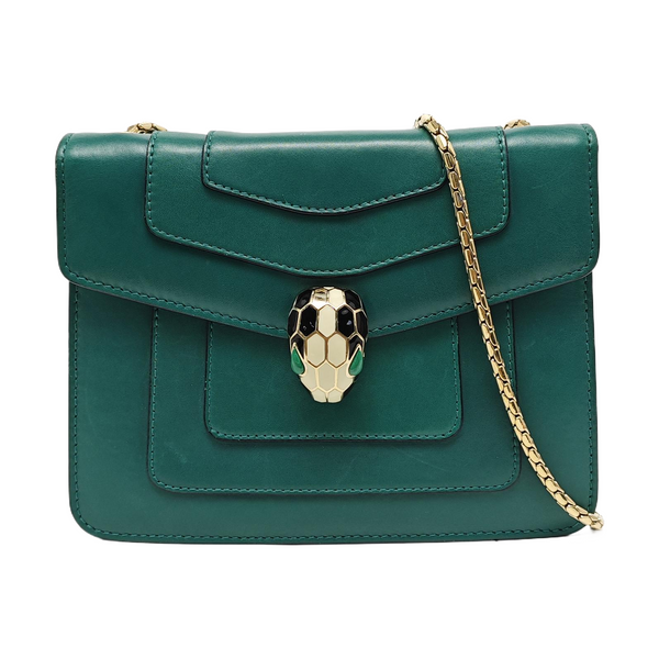 SERPENTI FOREVER Small Calfskin Green