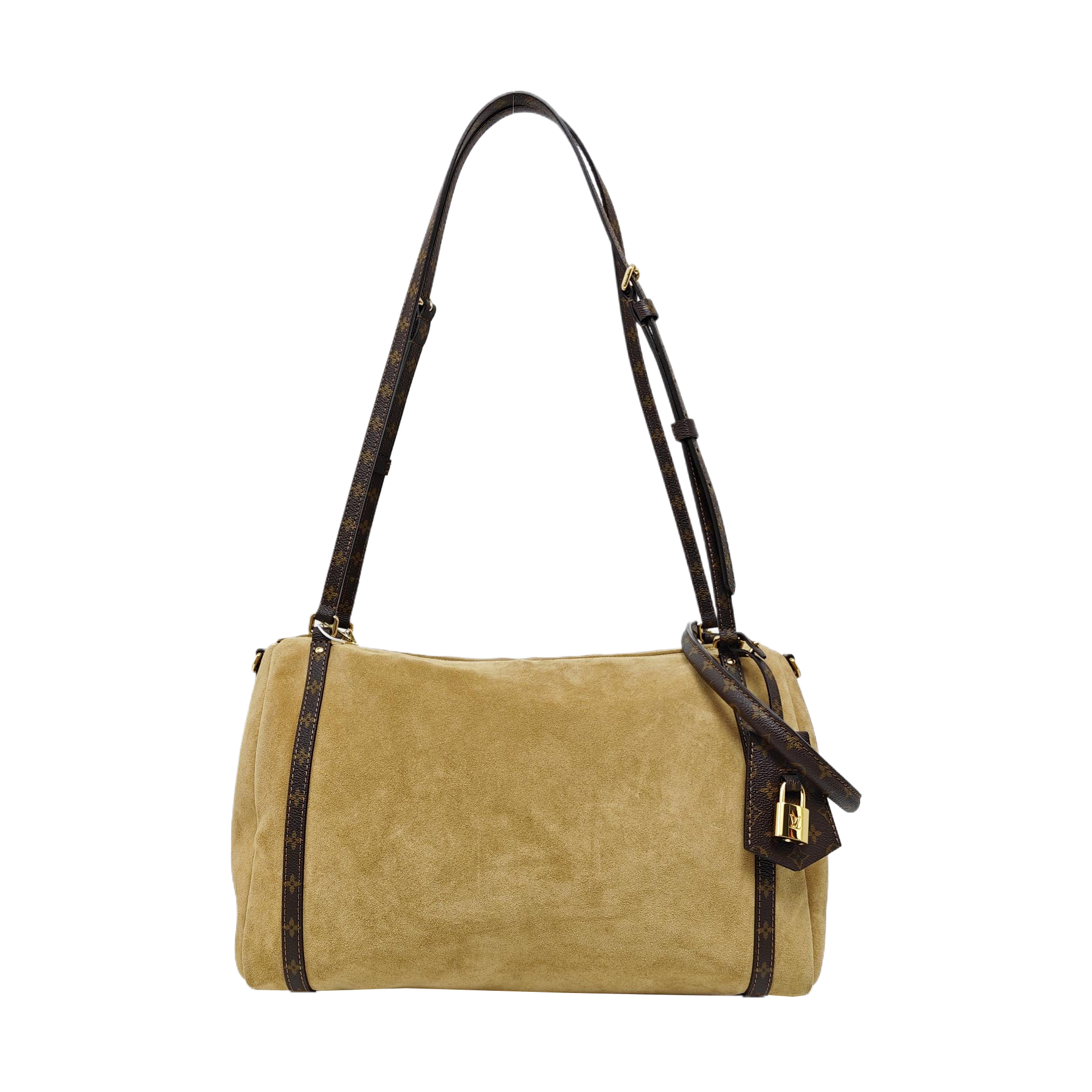 EXPRESS MM Monogram Suede Beige