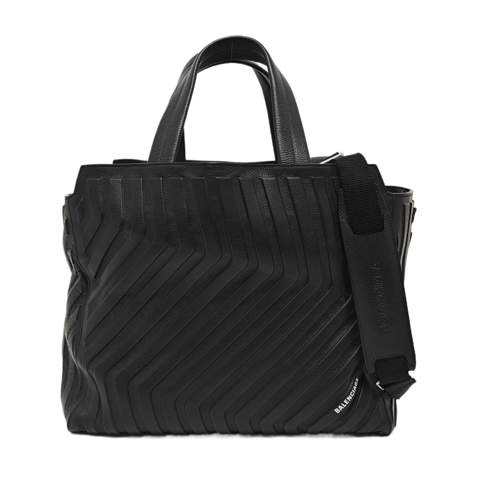 HAMPTON CARRY ALL Medium Calfskin Black
